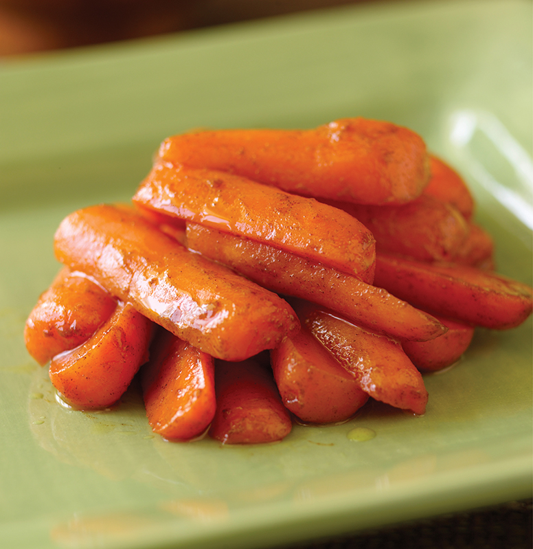 Cinnamon-Glazed Baby Carrots