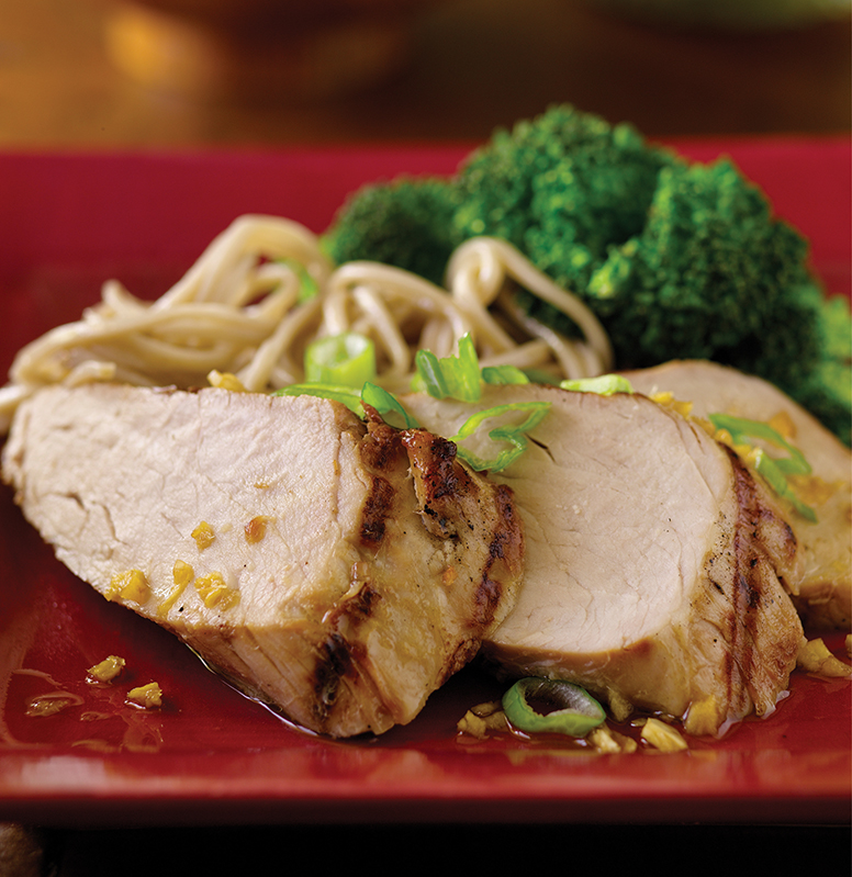 Grilled Pork Tenderloin With Asian Sauce