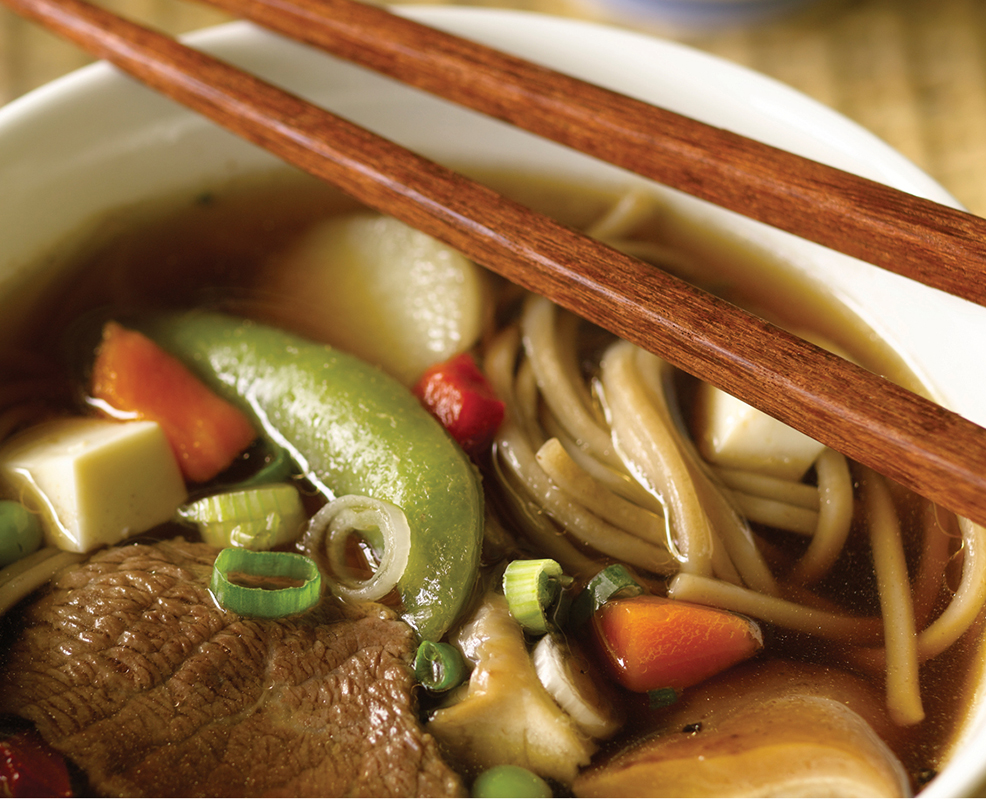 Japanese-Style Beef and Noodle Soup