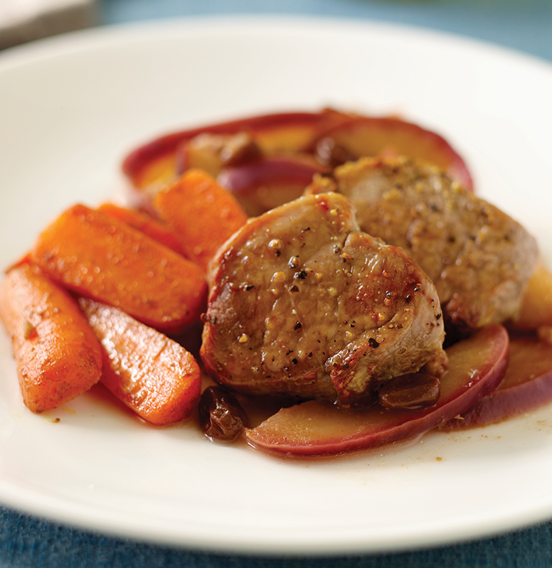 Pork Mignons With French Applesauce
