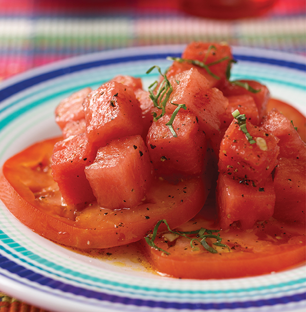 Watermelon and Tomato Salad